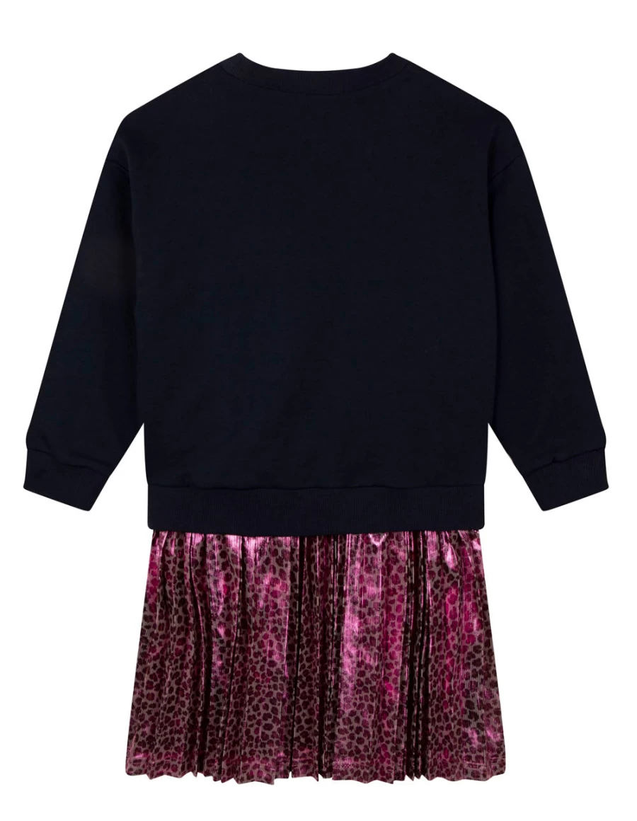 KIDS21 Multi-Colored Logo Sweater Dress for Kids - Stylish & Comfortable