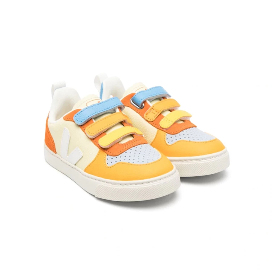 KIDS21 Orange V-10 Sneakers for Kids - Lightweight & Comfortable Small Size