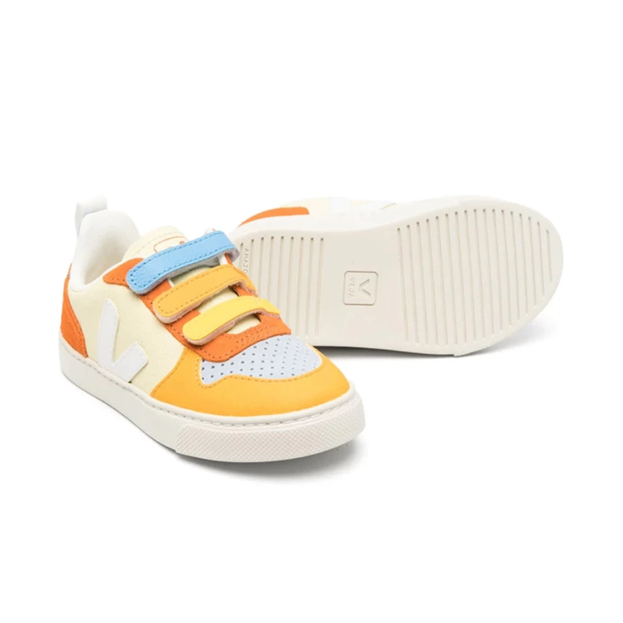 KIDS21 Orange V-10 Sneakers for Kids - Lightweight & Comfortable Small Size