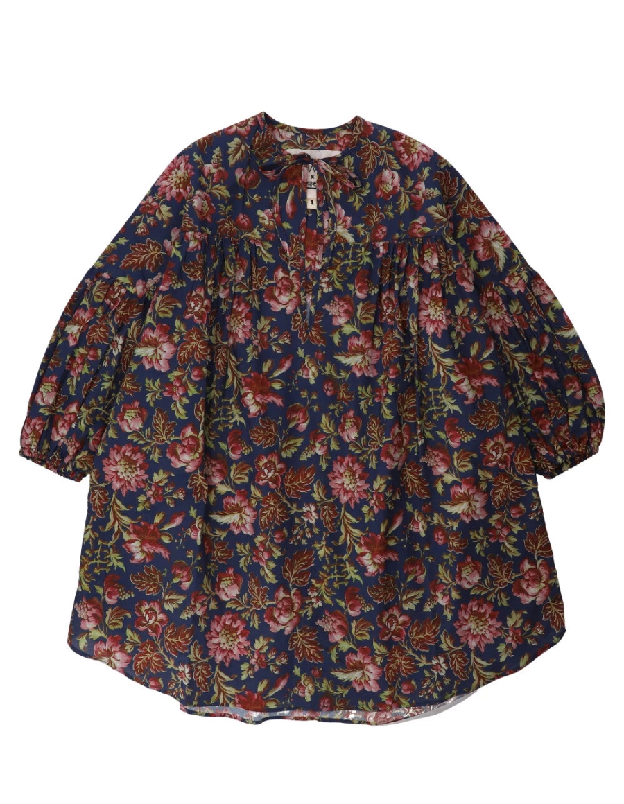 KIDS21 Blue Abigail Smock Dress for Kids - Stylish and Comfortable Dress for Girls
