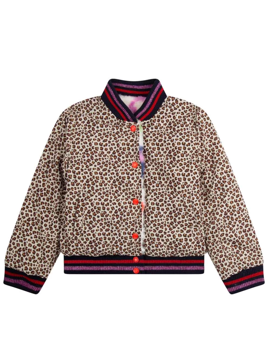 KIDS21 Reversible Multi-Colored Logo Jacket for Kids - Stylish Two-Sided Design