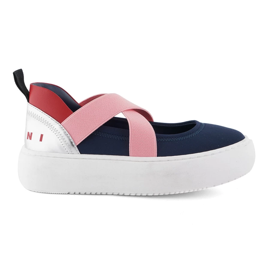 KIDS21 Multi-Colored Bi-Color Strappy Mary Jane Shoes for Kids