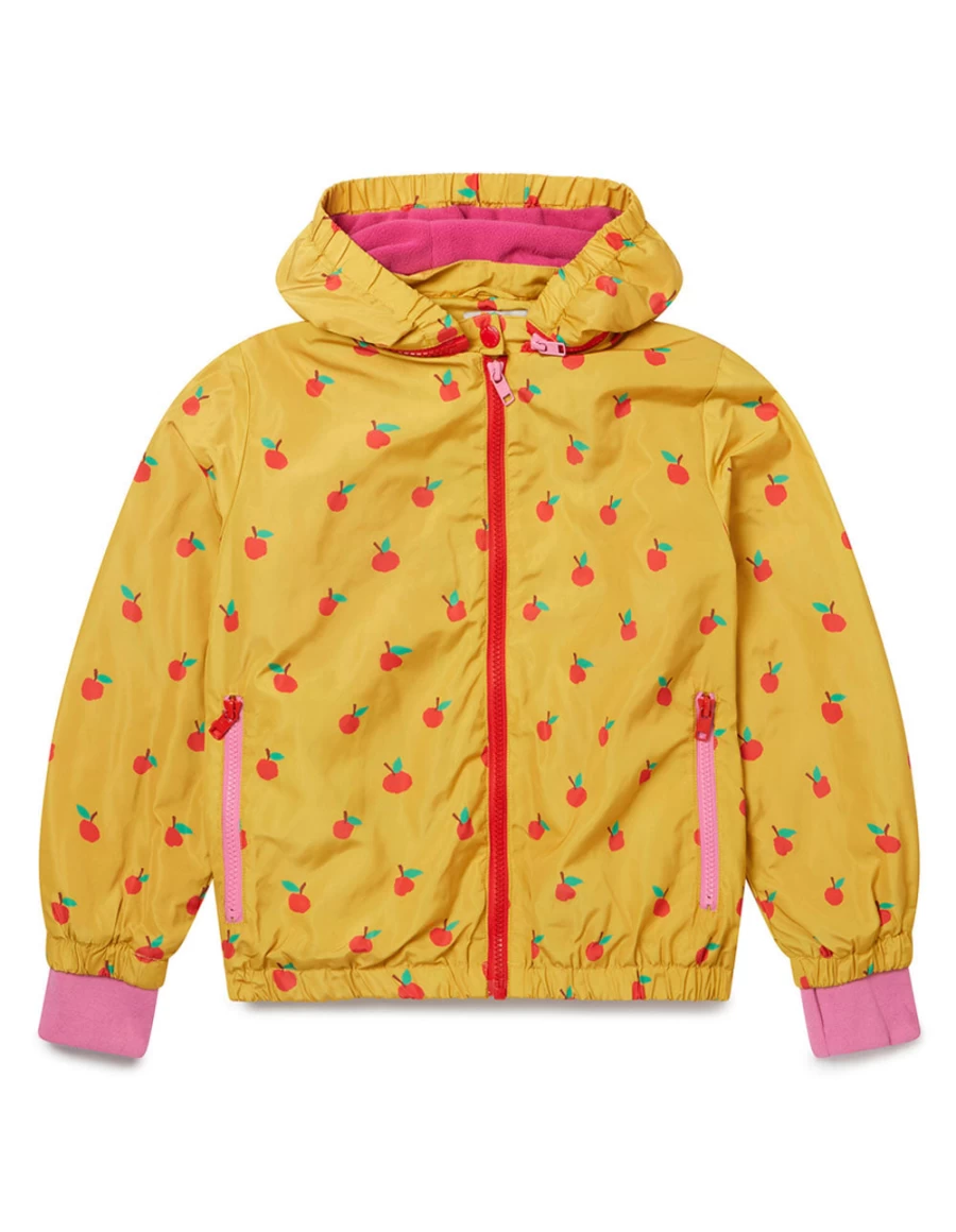 "KIDS21 Yellow Apples Jacket for Kids – Stylish & Comfortable Outerwear"