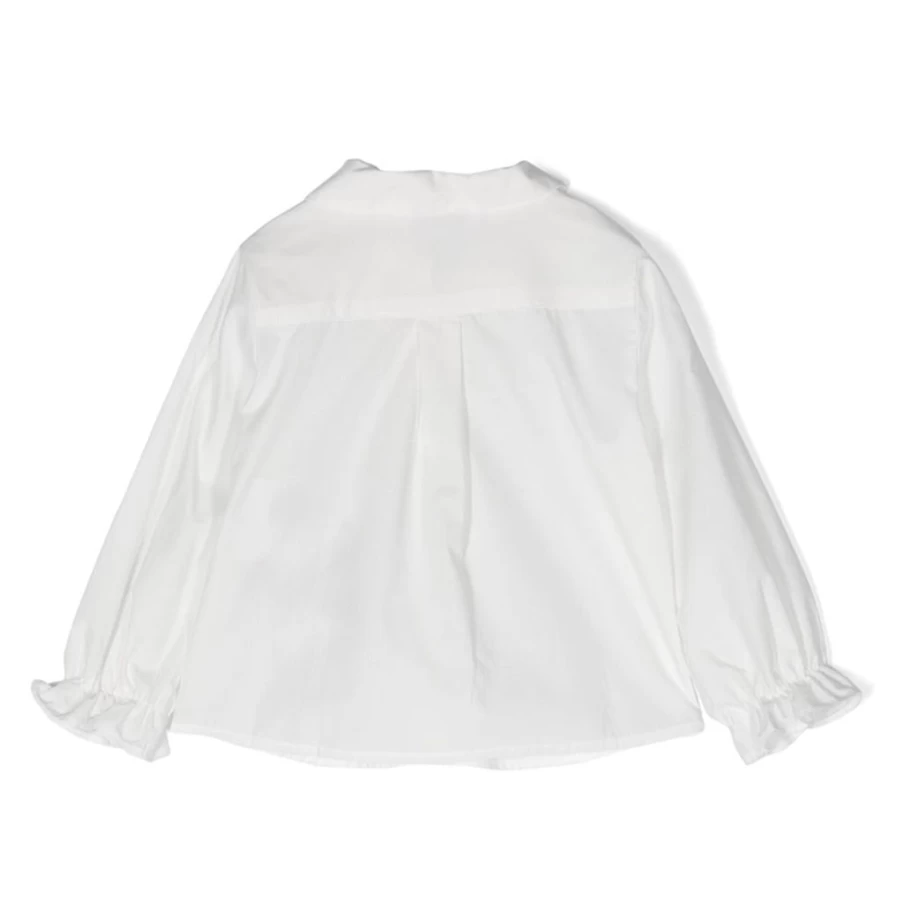 "KIDS21 White Cotton Poplin Shirt for Kids – Premium Comfort & Style"