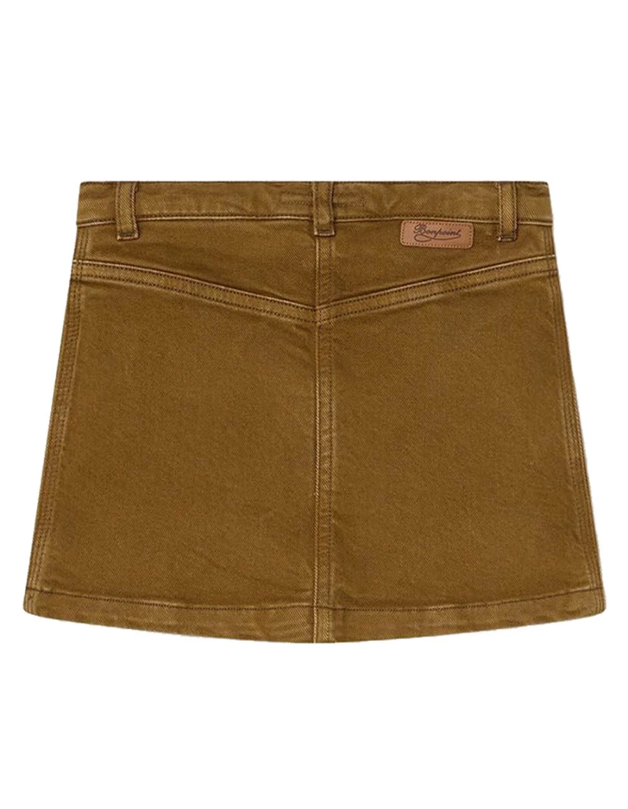 "KIDS21 Ember Skirt for Kids - Stylish Khaki Skirt for Girls | Comfortable & Trendy"