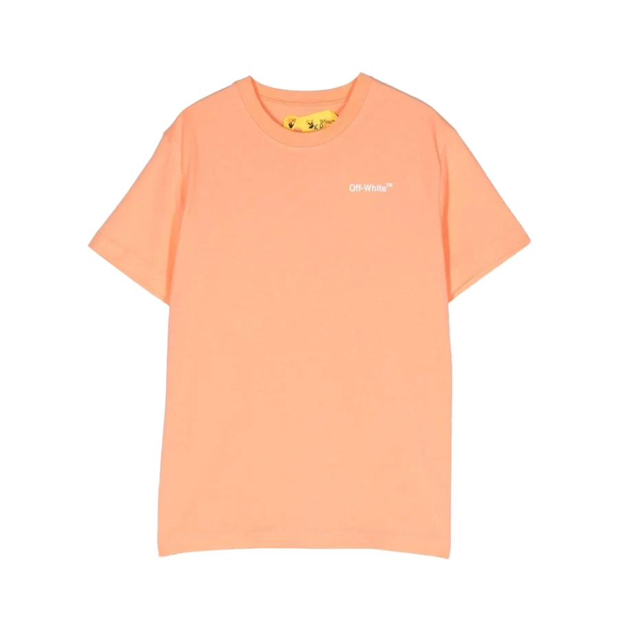 KIDS21 Orange Logo T-Shirt for Kids - Comfortable Cotton Tee with Branded Design