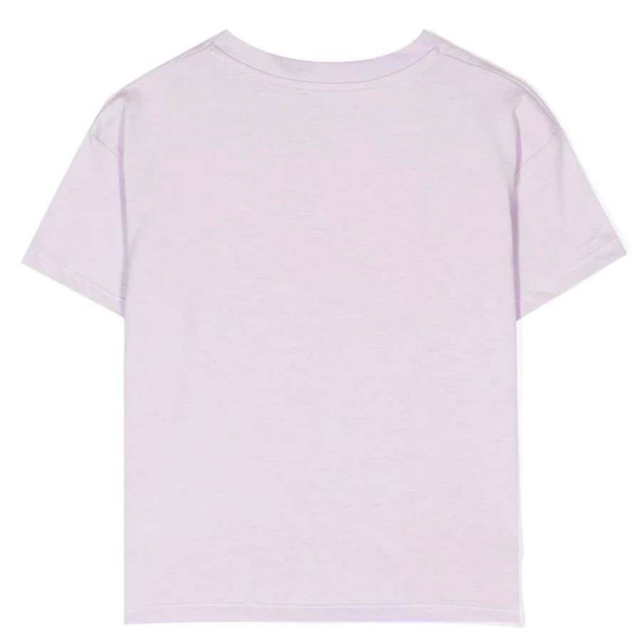 "KIDS21 Lilac Crew Neck Short-Sleeve Cotton T-Shirt for Kids"