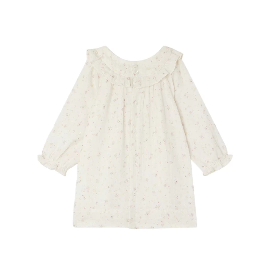 KIDS21 Ivory Divina Dress for Girls - Elegant Lace Flower Girl Dress