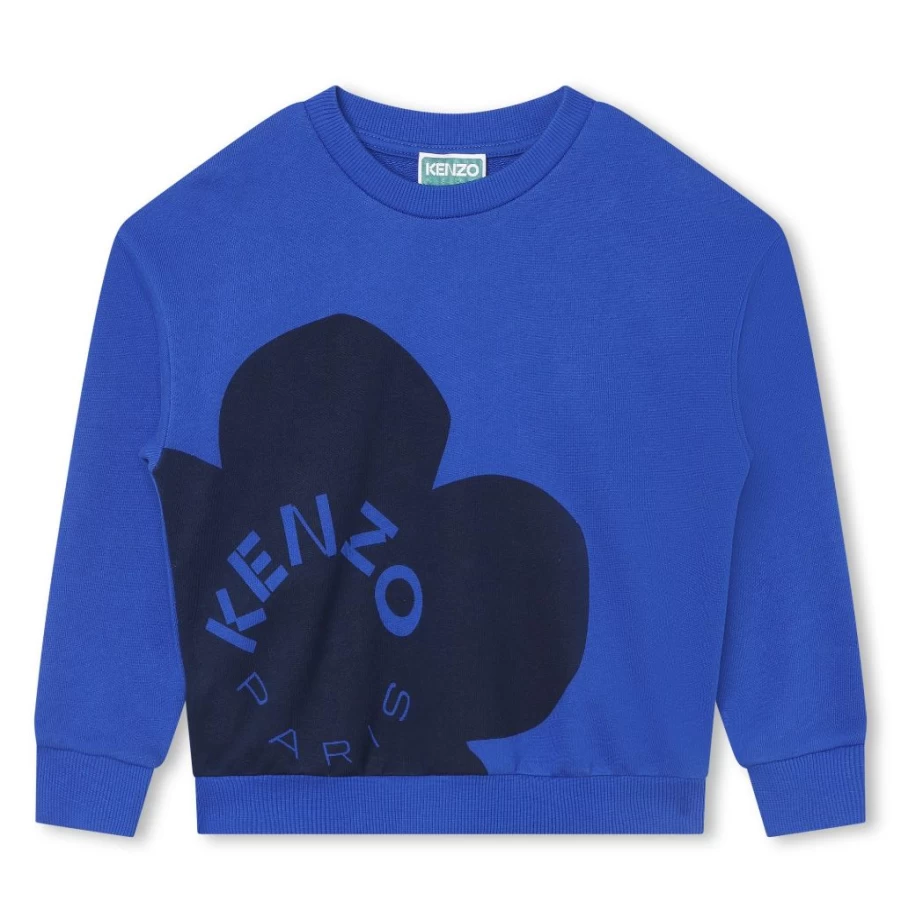 KIDS21 Blue Boke Badge Sweatshirt for Kids - Stylish & Comfortable Pullover