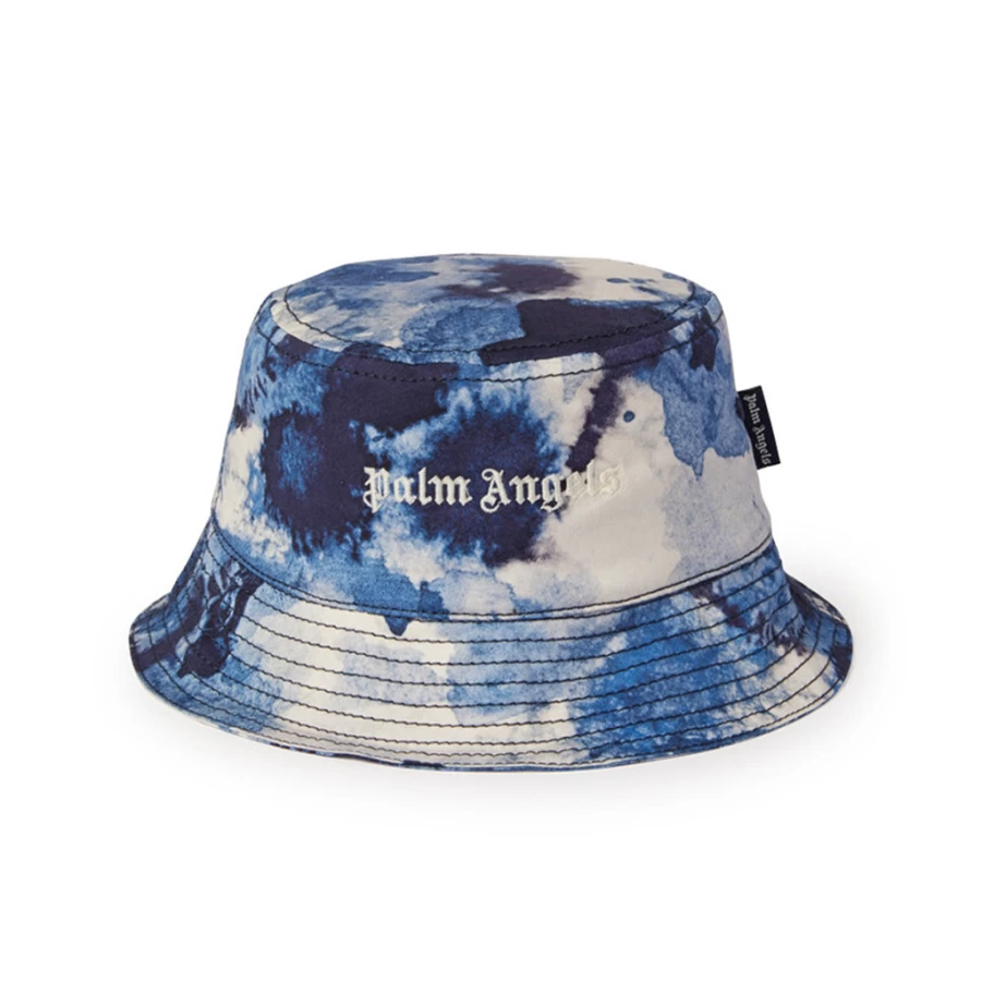 KIDS21 Blue Tie-Dye Bucket Hat for Kids - Stylish & Comfortable Summer Sun Hat