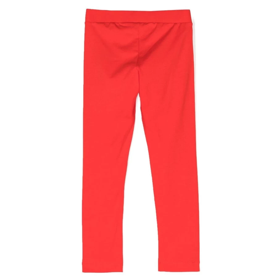 "KIDS21 Red Bear Print Leggings for Kids - Cute Toy Bear Design Comfortable Pants"