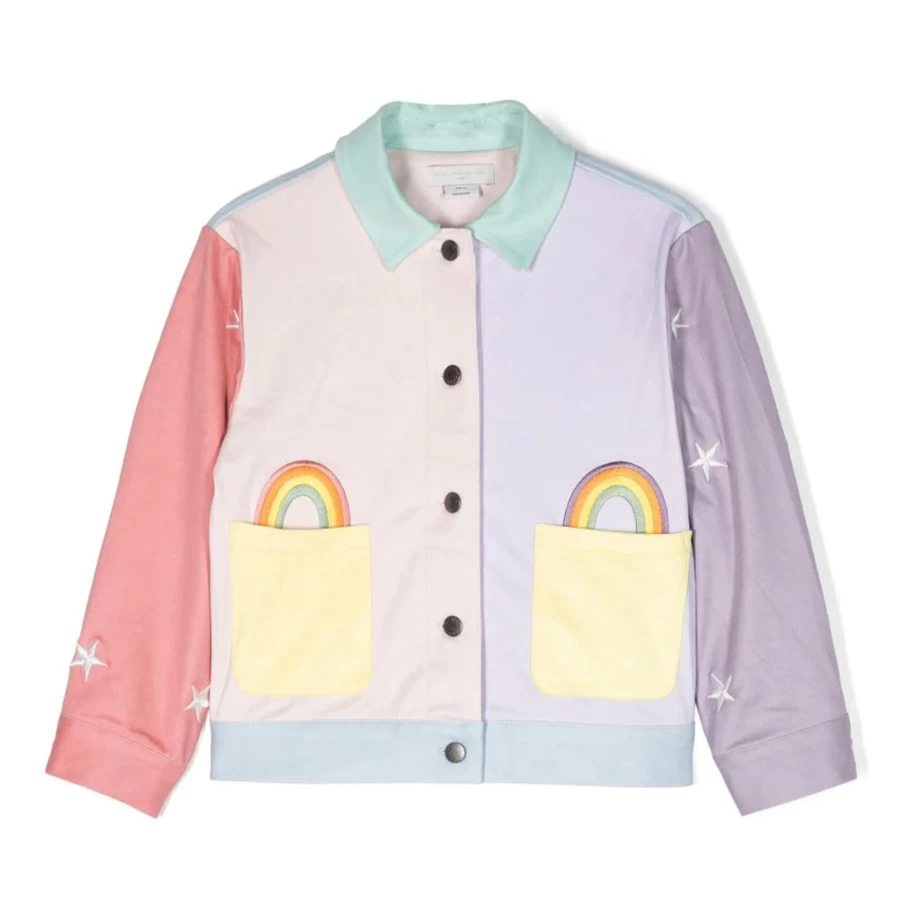 KIDS21 Multi-Colored Suede Jacket for Kids - Vibrant & Stylish Outerwear