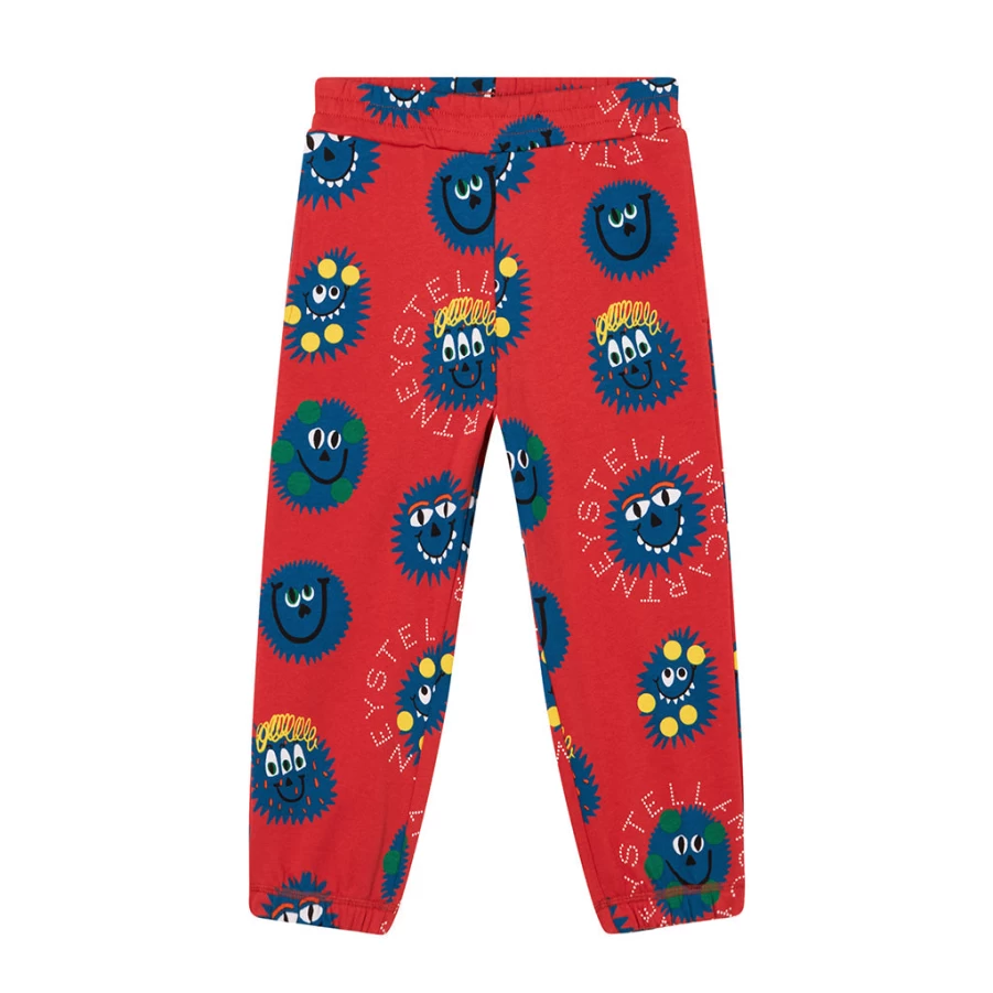 KIDS21 Red Monster Joggers for Kids - Fun Blue Dot Design