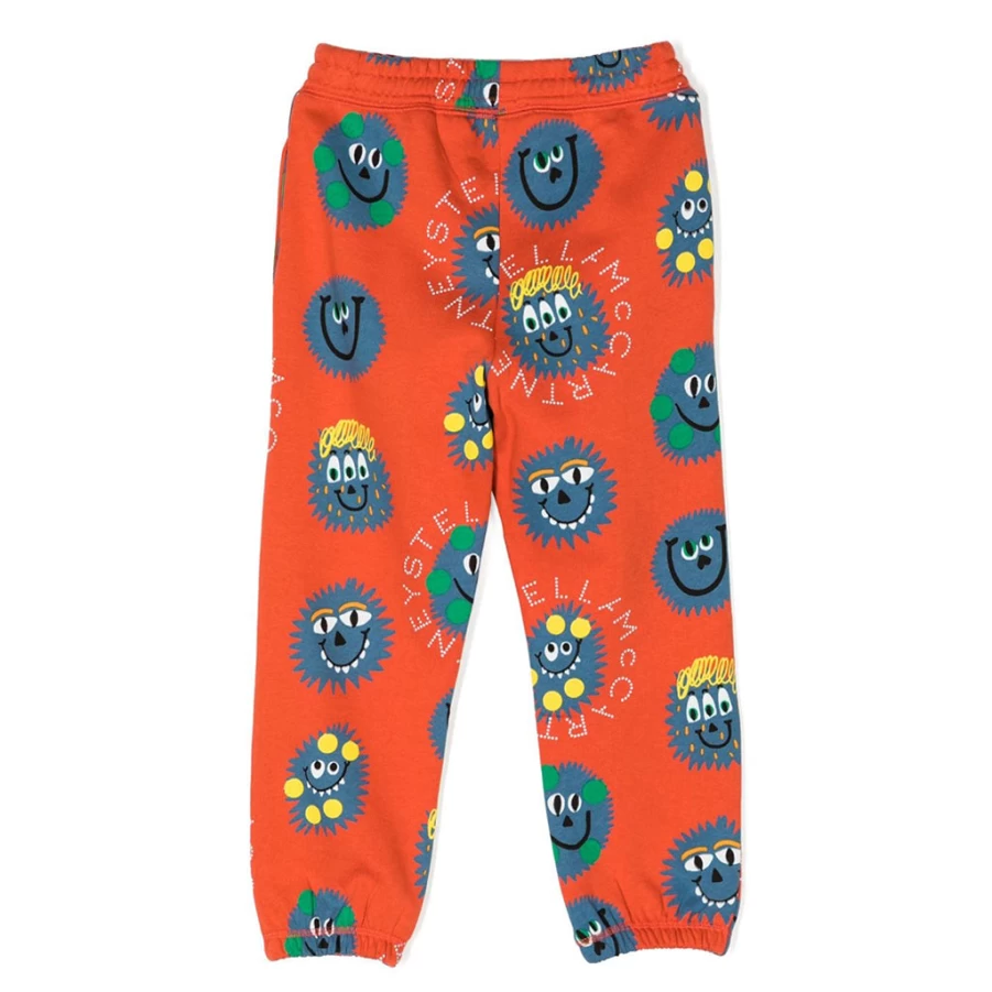 KIDS21 Red Monster Joggers for Kids - Fun Blue Dot Design