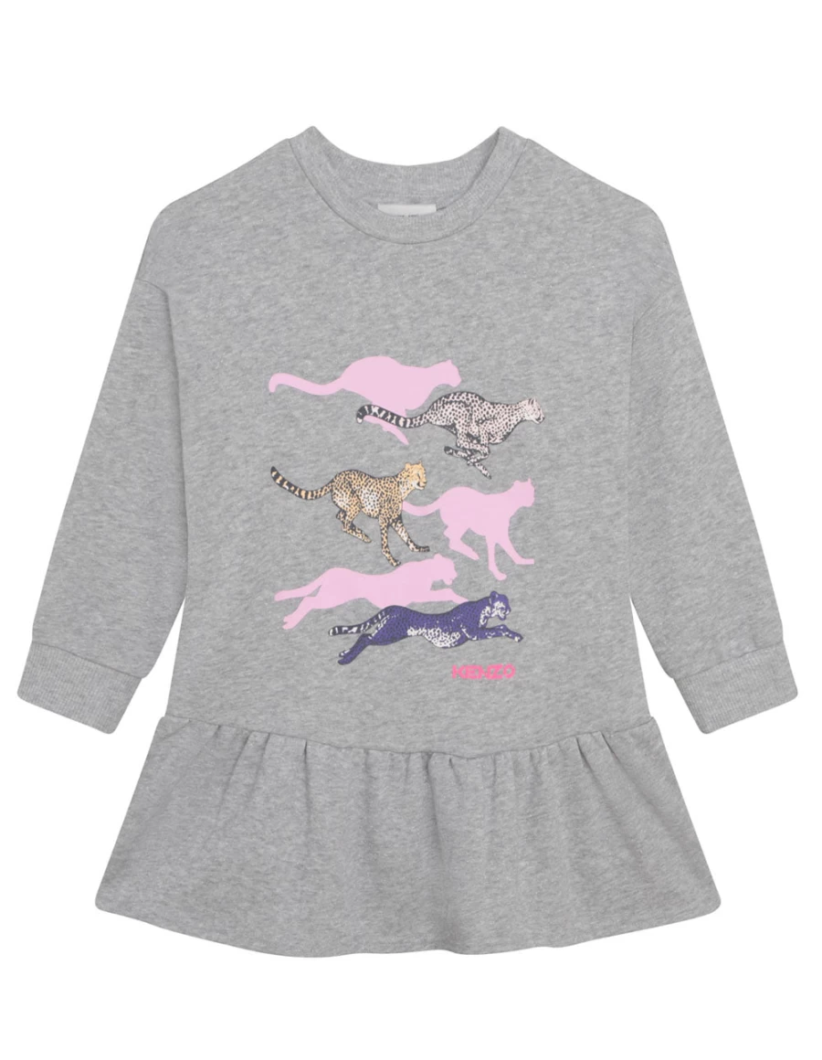 KIDS21 Grey Kids Dress - Stylish and Comfortable Dress for Girls