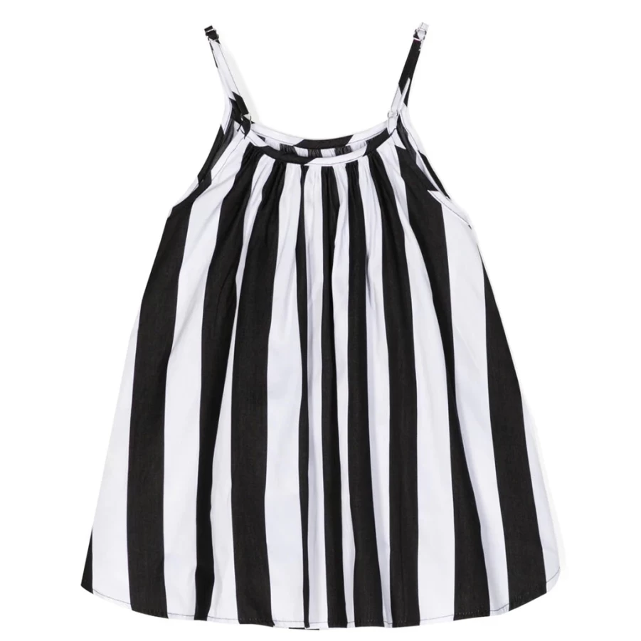 "KIDS21 Black Stripe Blouse for Kids – Stylish and Comfortable Top"