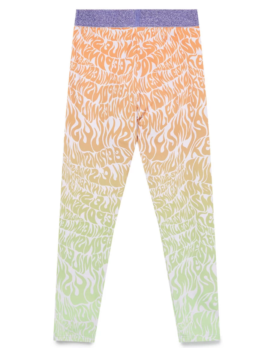 "KIDS21 Multi-Colored Keep On Smiling Leggings for Kids - Fun & Comfortable"