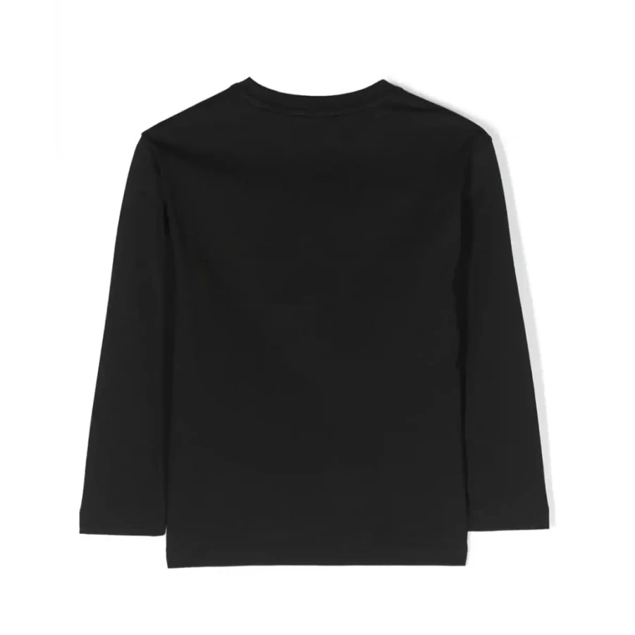 KIDS21 Black Long Sleeve T-Shirt for Kids - Comfortable Cotton Top for Boys and Girls