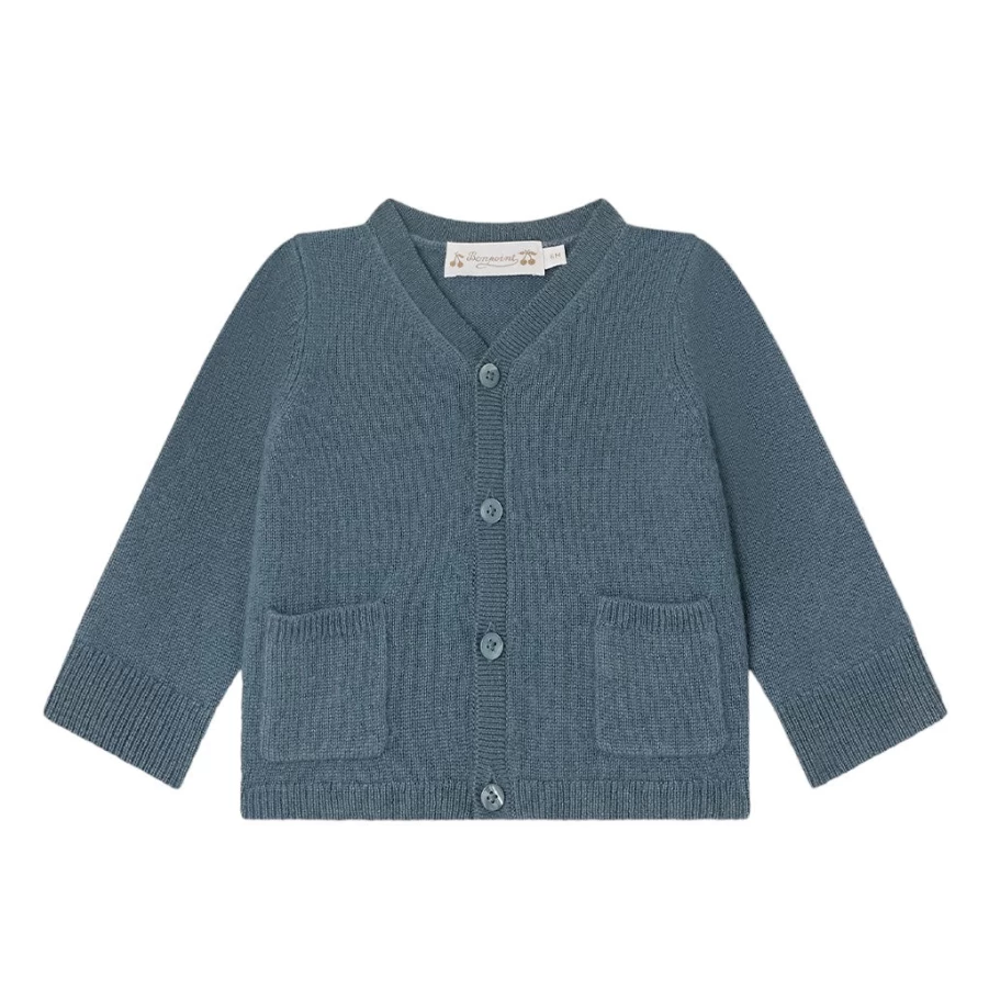 KIDS21 Blue Tahiel Cardigan for Kids - Soft & Stylish Knit Sweater