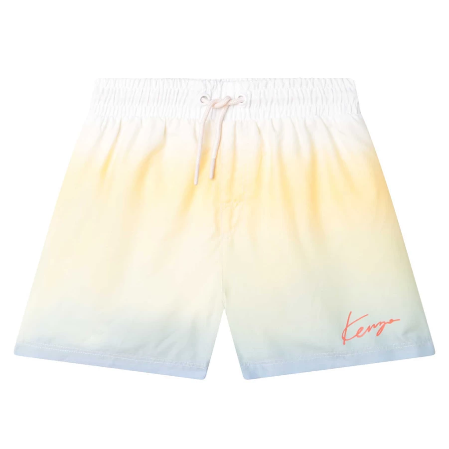 "KIDS21 Multi-Colored Gradient Swim Shorts for Kids – Stylish & Comfortable"