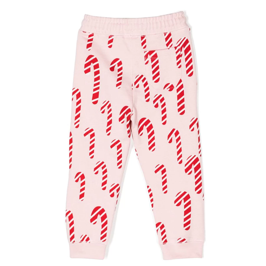 KIDS21 Multi-Colored Candy Canes Joggers for Kids - Festive Holiday Pants