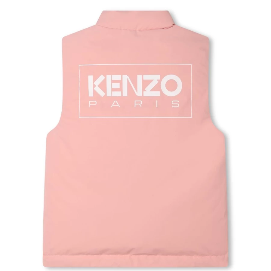 KIDS21 Pink Puffer Jacket Vest for Kids - Lightweight Warm Winter Coat
