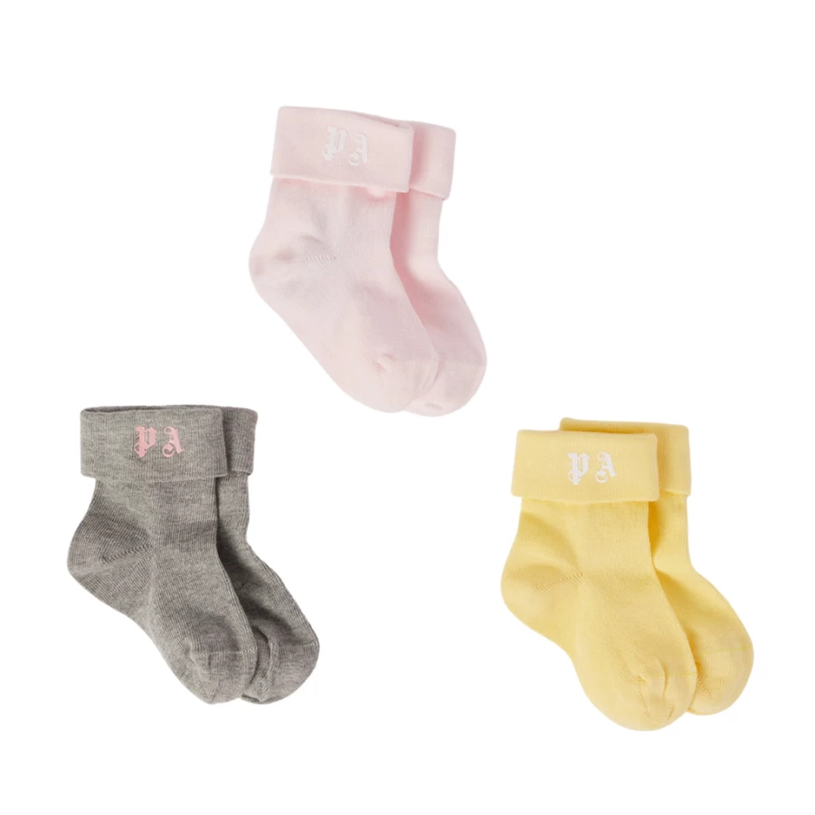 "KIDS21 Multi-Colored Socks Set Of Three - Fun & Comfortable Kids Socks Pack"