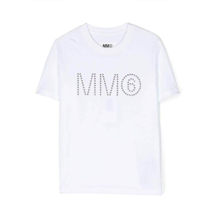 KIDS21 White Logo Short Sleeve T-Shirt for Kids - Comfortable Cotton Tee