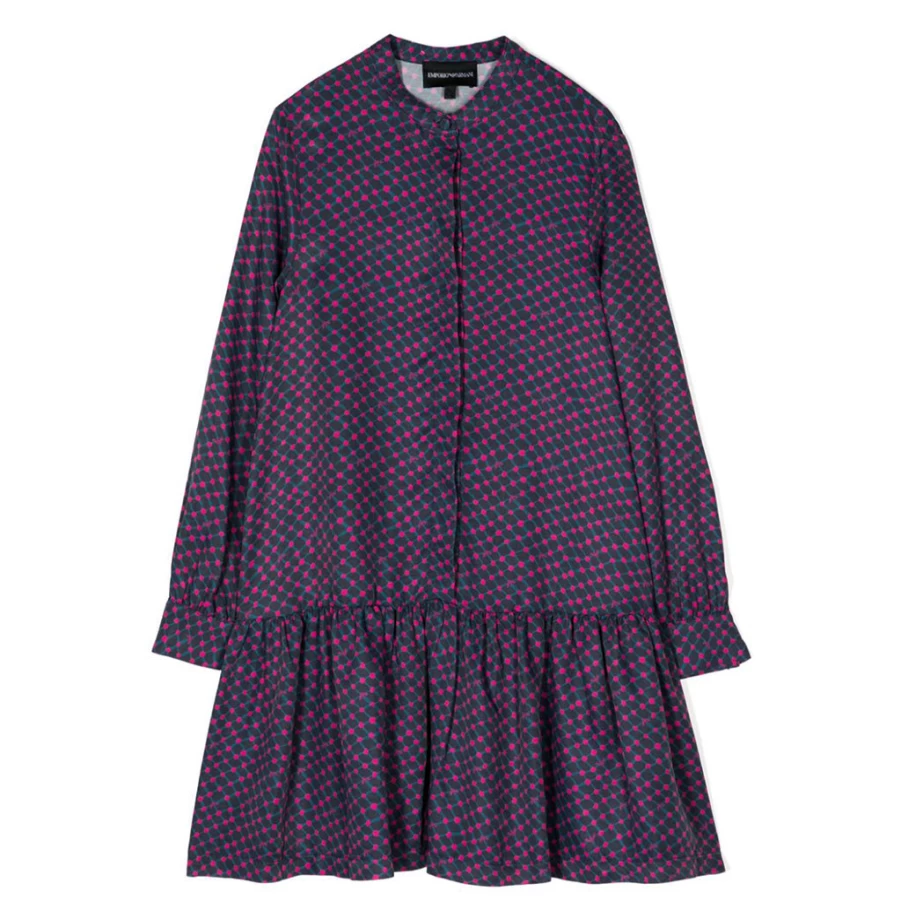 KIDS21 Purple Printed Dress for Kids - Stylish Floral Summer Dress