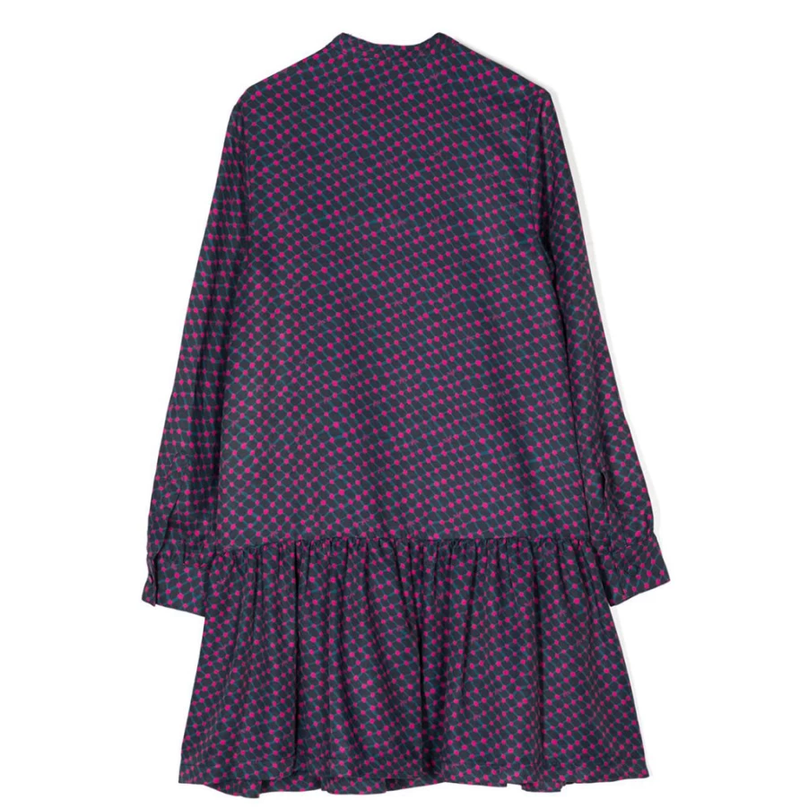 KIDS21 Purple Printed Dress for Kids - Stylish Floral Summer Dress