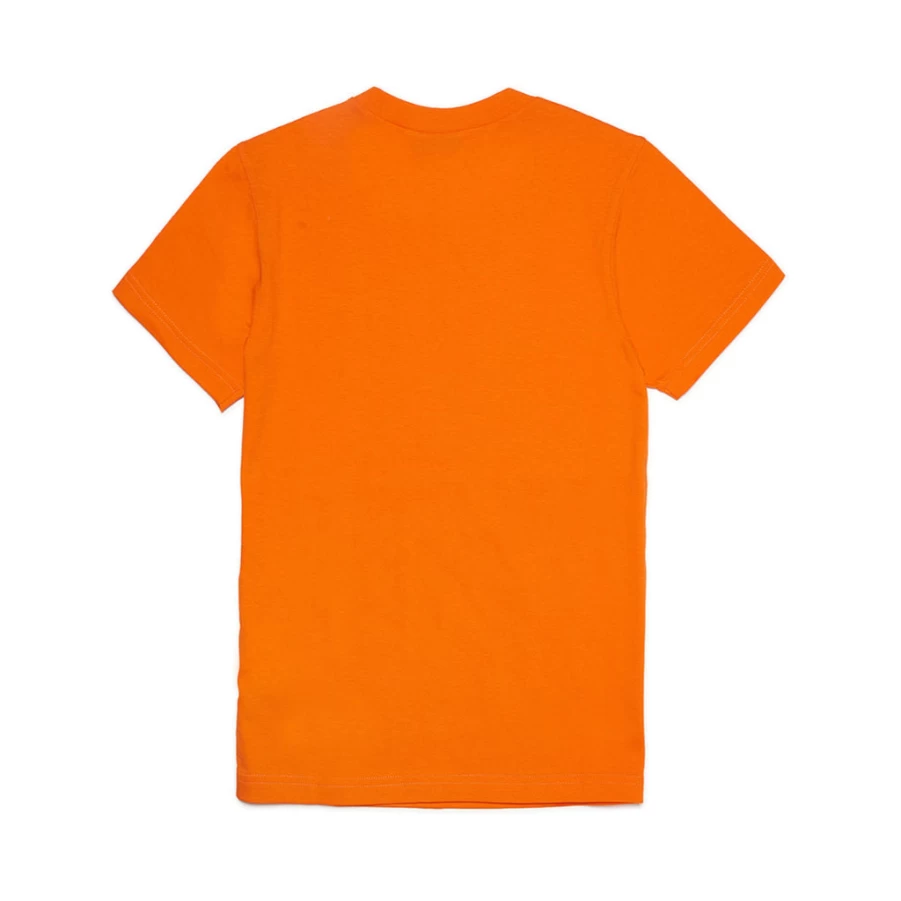 KIDS21 Orange Logo T-Shirt for Kids - Comfortable Cotton Tee with Branded Design