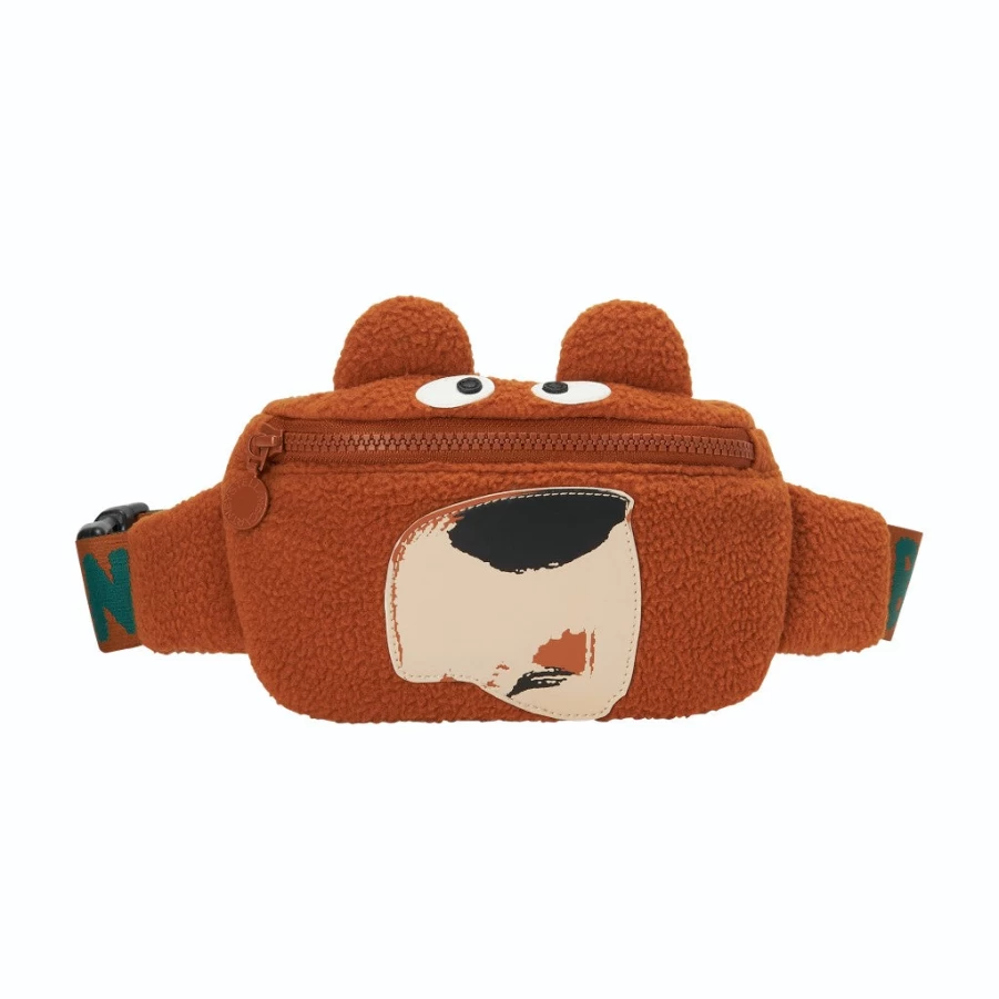"KIDS21 Brown Bear Fanny Pack for Kids - Adjustable Waist Bag"