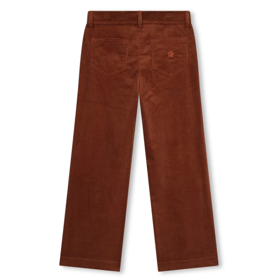 "KIDS21 Red Velvet Trousers for Kids - Soft & Stylish Comfort"