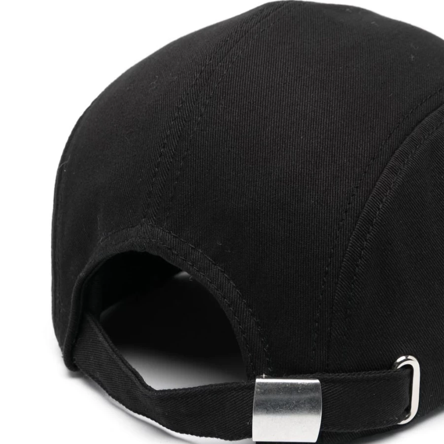 KIDS21 Black Embroidered Logo Cap for Men and Women - Adjustable Baseball Hat