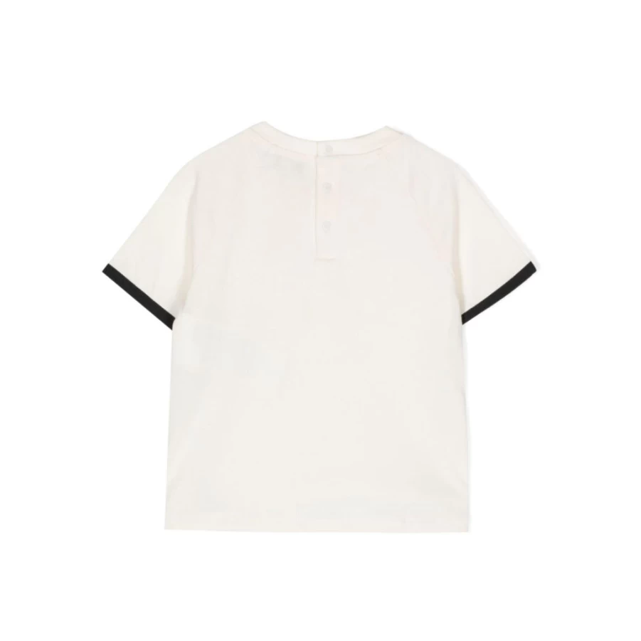 KIDS21 Ivory Short Sleeve T-Shirt for Kids - Soft Cotton Comfort Fit Tee