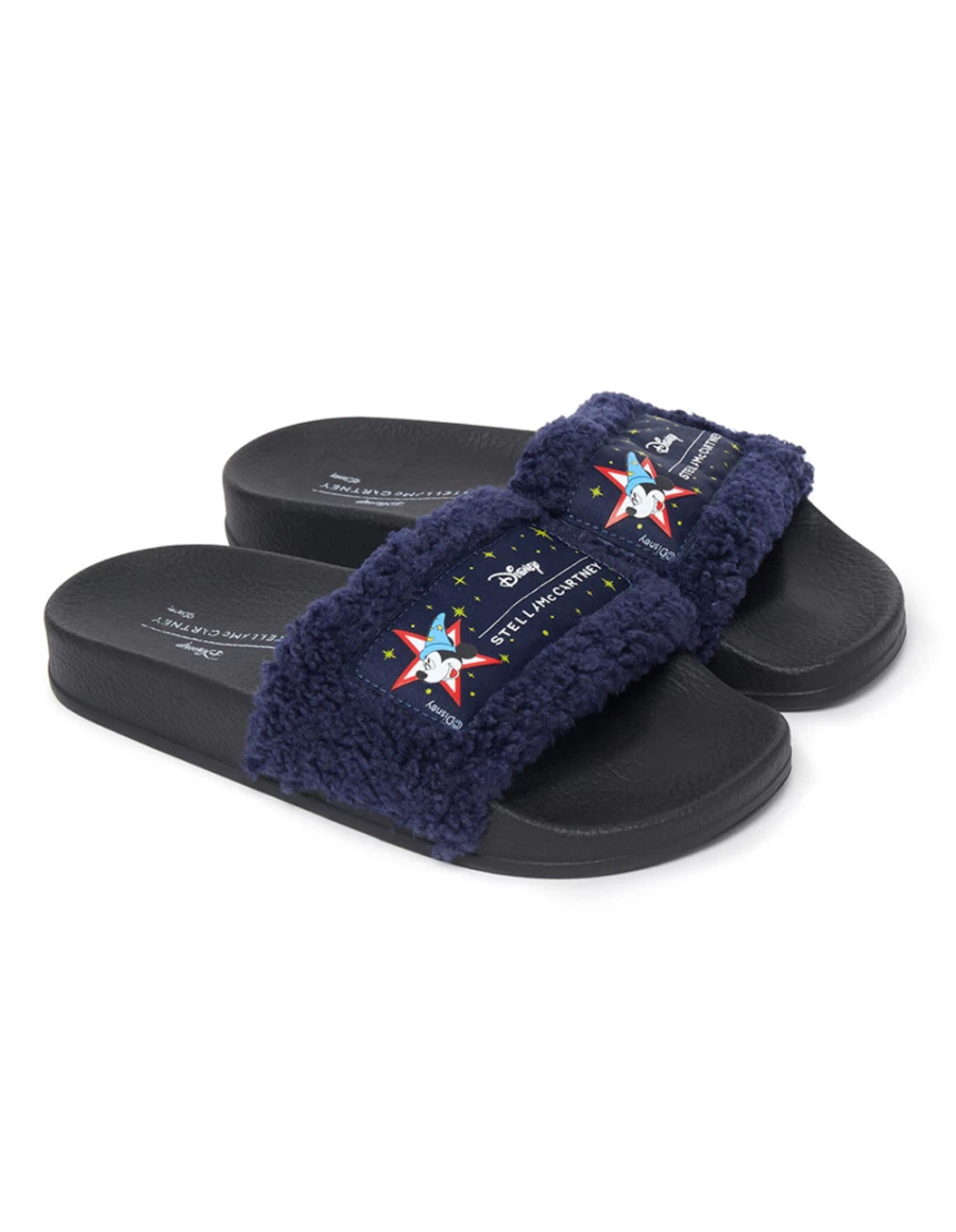 KIDS21 Black Disney-Inspired Teddy Bear Slide Sandals for Kids