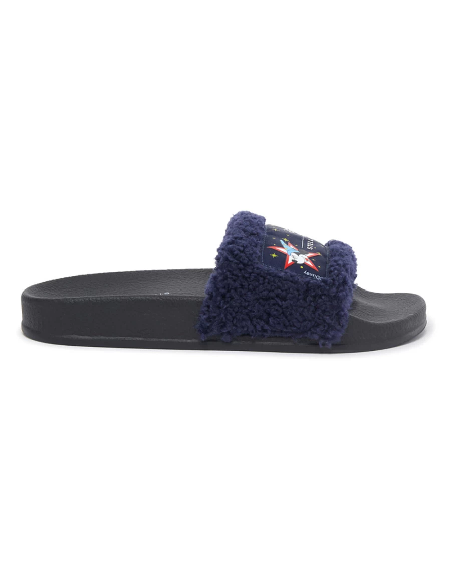 KIDS21 Black Disney-Inspired Teddy Bear Slide Sandals for Kids