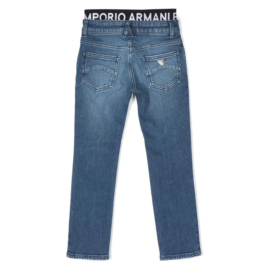 "KIDS21 Blue Denim Trousers for Kids - Stylish & Comfortable Jeans"