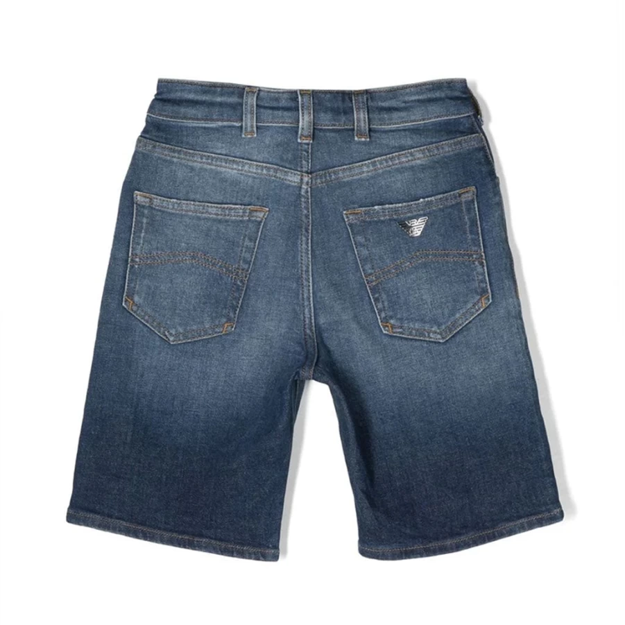 KIDS21 Boys' 5-Pocket Casual Shorts in Indigo - Comfortable Stretch Denim for Active Kids