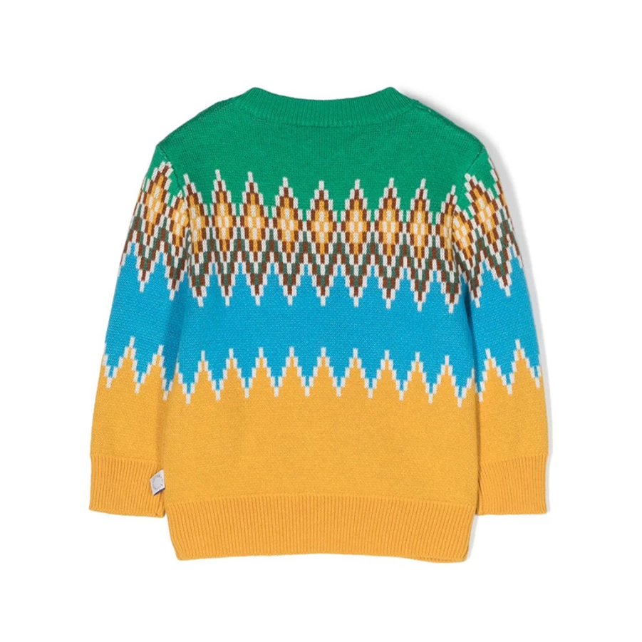 "KIDS21 Multi-Colored Knit Jumper for Kids - Soft & Stylish Pullover Sweater"