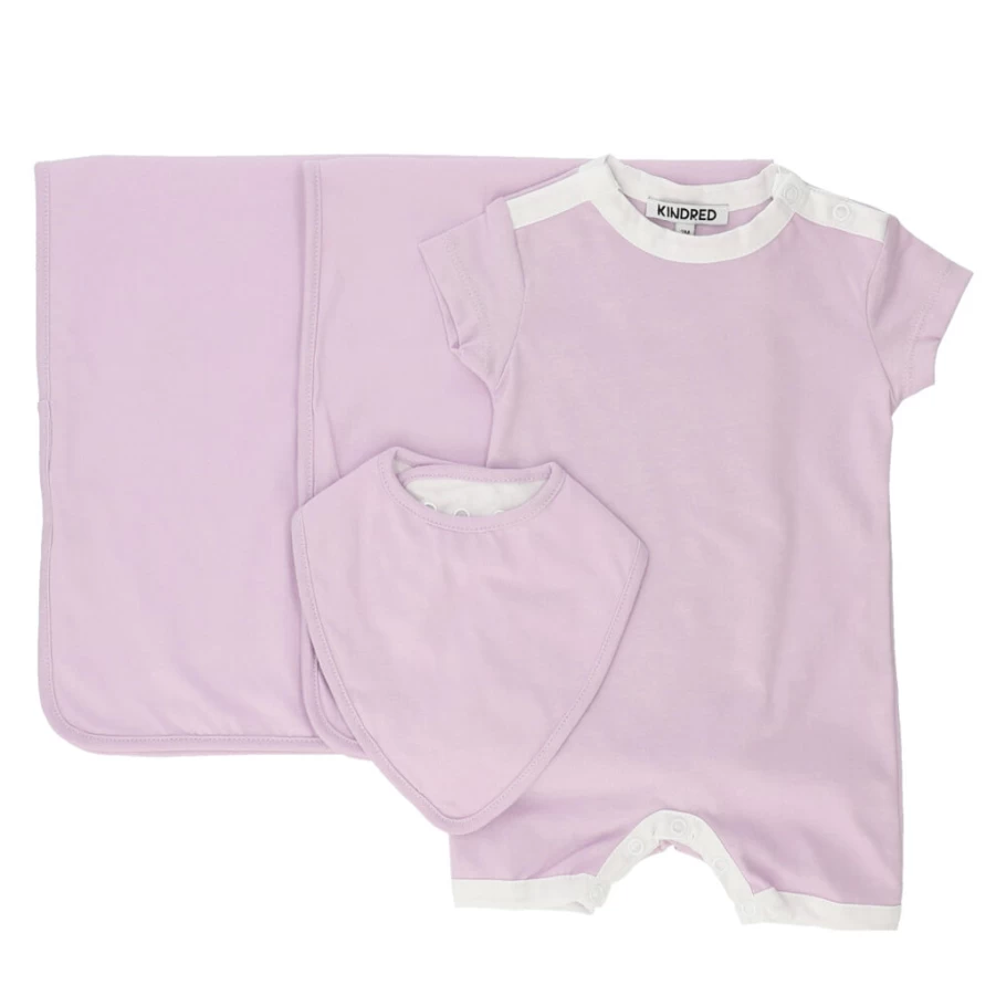 KIDS21 Lilac Romper Set for Kids - Stylish & Comfortable Outfit