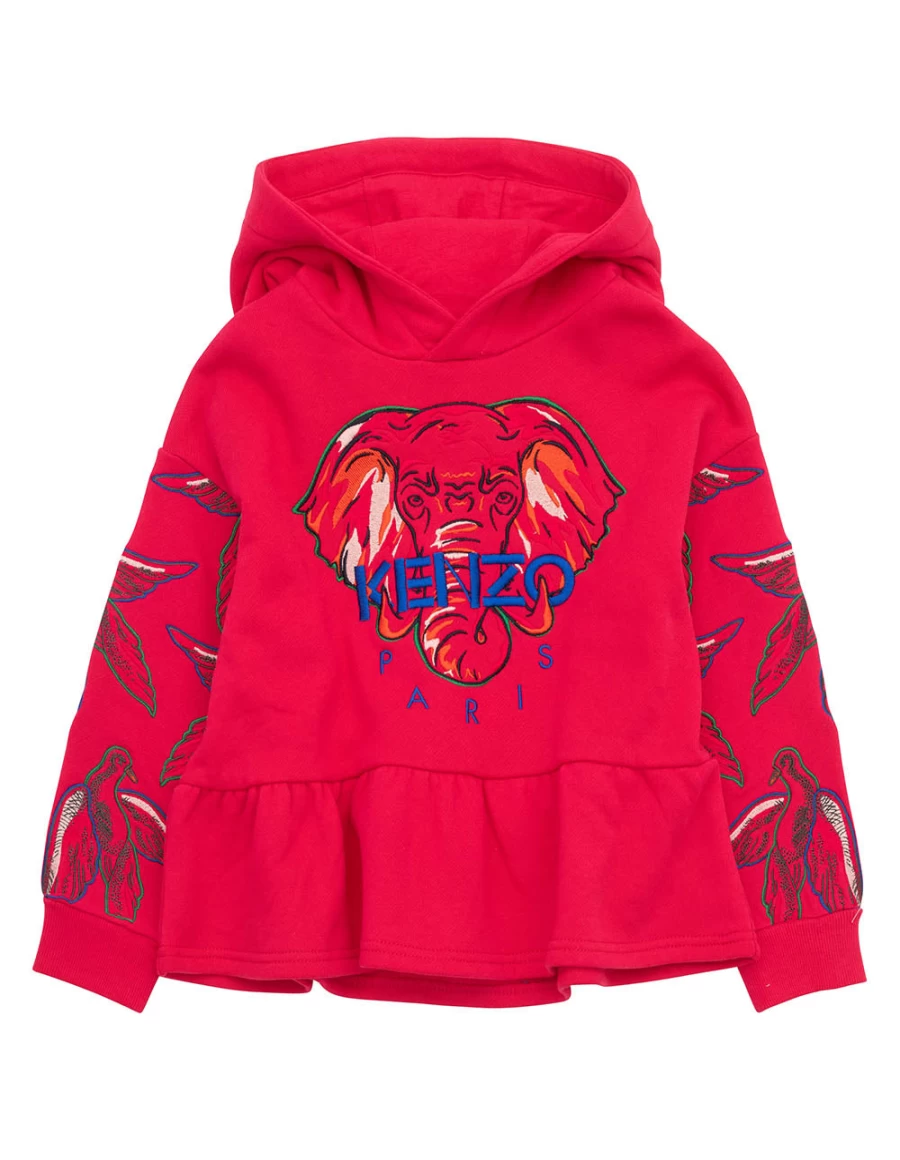 KIDS21 Fuchsia Hooded Sweatshirt for Kids - Soft Pullover with Hood
