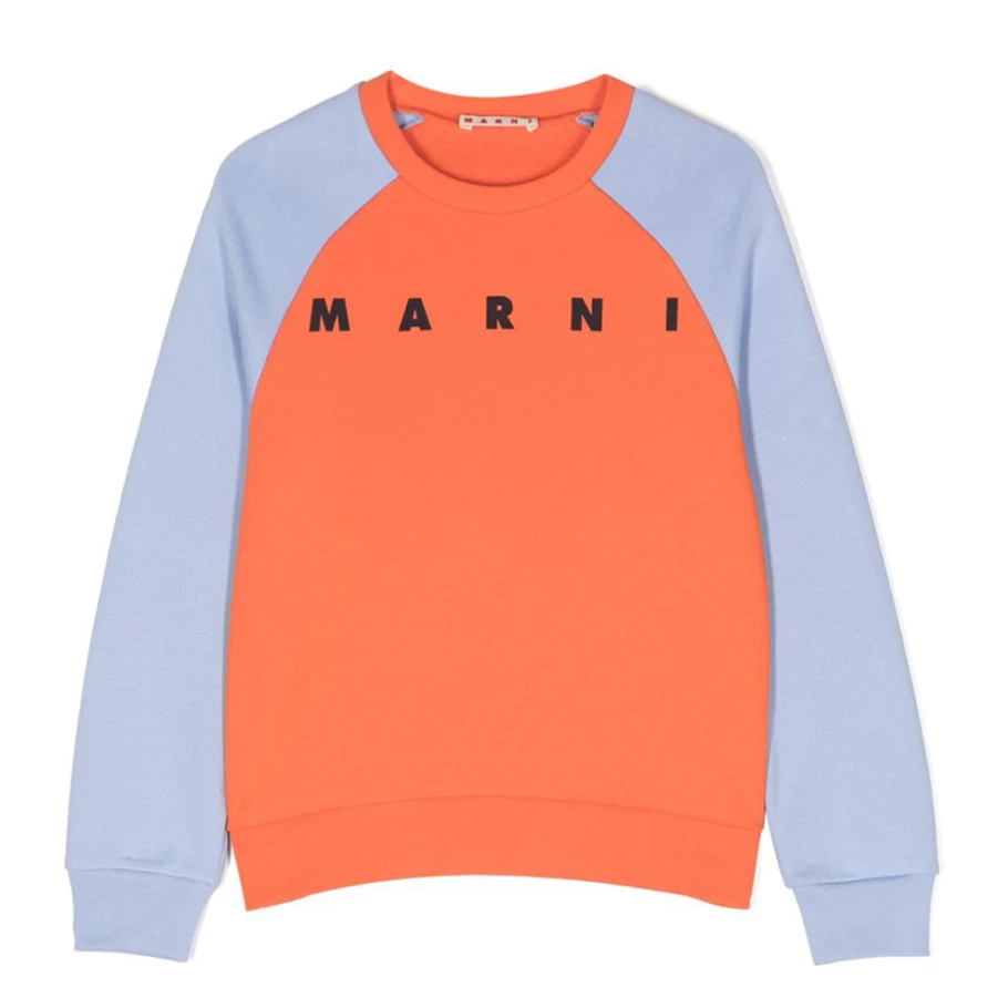 KIDS21 Orange Logo Sweatshirt for Kids - Comfortable & Stylish Pullover