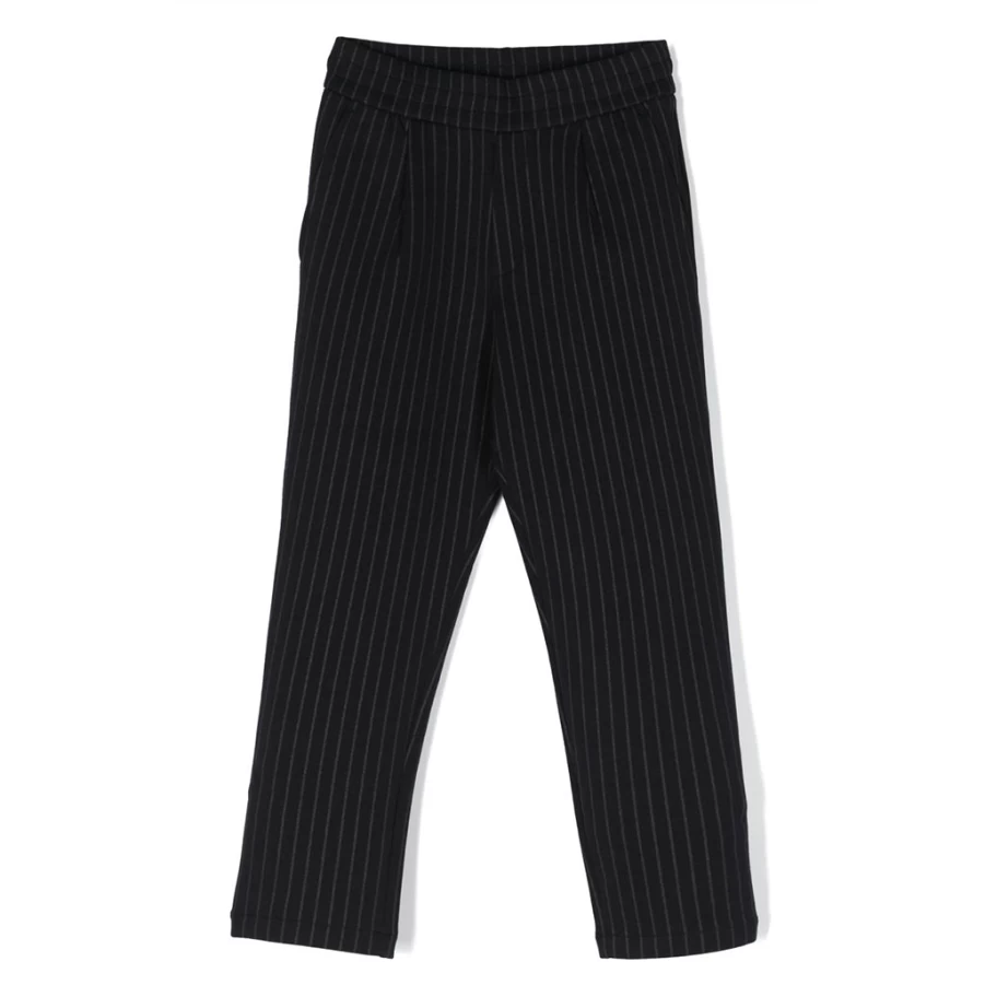 "Navy Pinstripe Trousers for Kids by KIDS21 – Stylish Striped Pants"