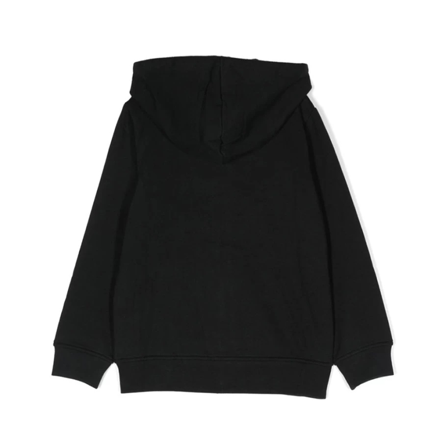 KIDS21 Black Graphic Logo Sports Cardigan for Kids - Stylish & Comfortable