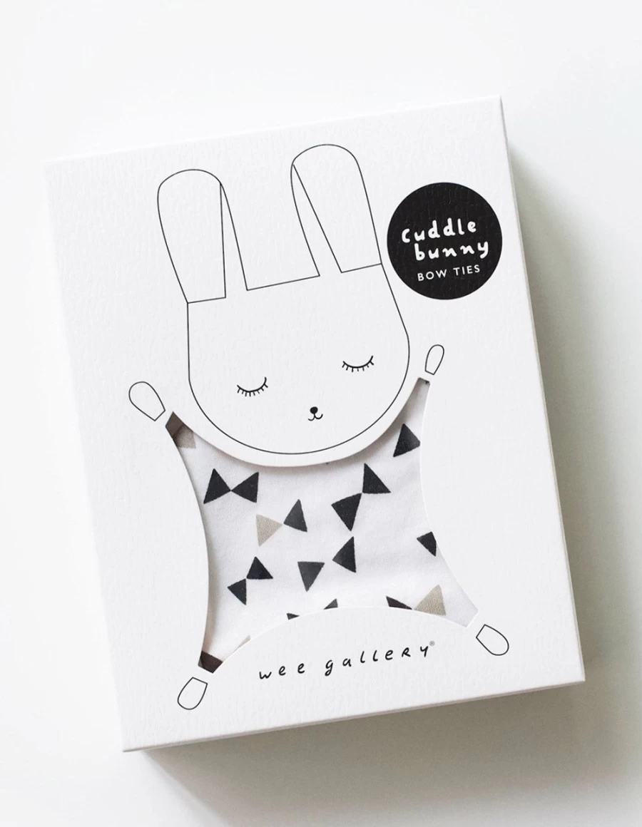 KIDS21 White Bunny Bowtie for Kids - Adorable Cuddle Bunny Necktie for Babies & Toddlers