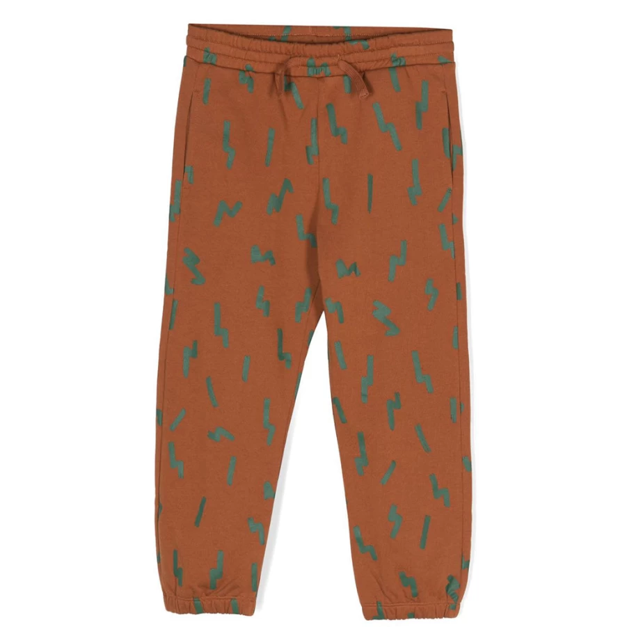 KIDS21 Brown Bear Print Joggers for Kids - Comfortable Ticks Design Pants