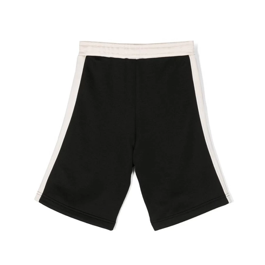 KIDS21 Black Logo Sweat Shorts for Kids - Comfortable Cotton Casual Wear