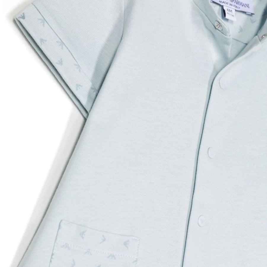 KIDS21 Blue Logo Baby Bodysuit Gift Set - Premium Newborn Outfit