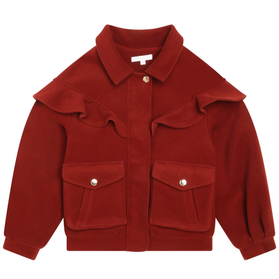 "KIDS21 Red Jacket for Kids - Stylish and Comfortable Outerwear"